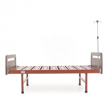 Кровать механическая Мед-Мос Е-18 (ММ-0020Д-01) ЛДСП (коричневый) с матрасом - 4